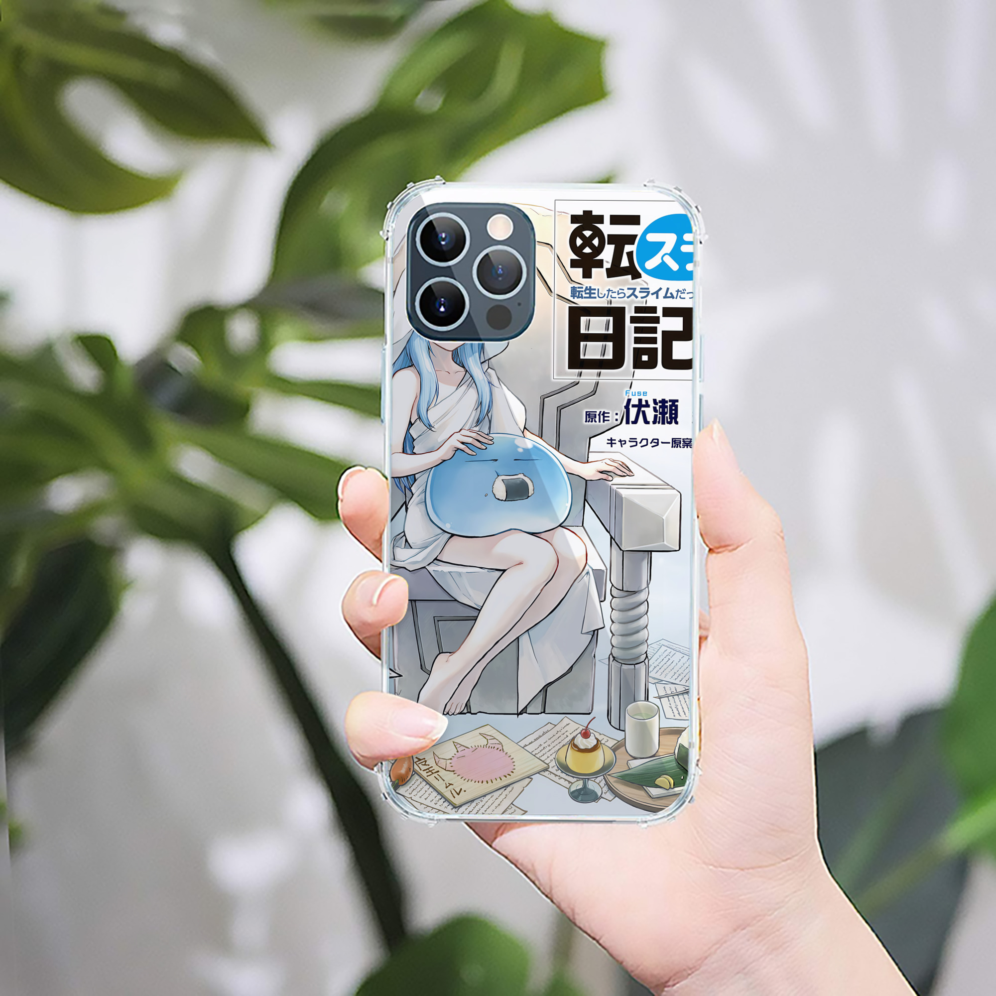 （画像用） 転スラ Regarding Reincarnated to Slime 【iPhone 12シリーズ対応】透明スマホケース（クリアソフトケース）